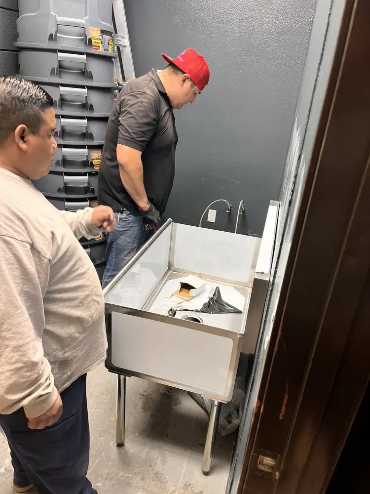Commercial plumbing and sink installation in Mount Carmel